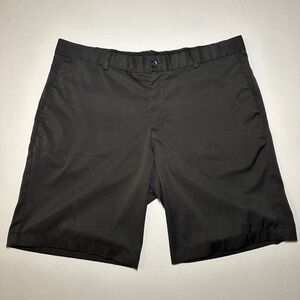 Nike Black‎ Golf Shorts Flat Front Lightweight Golfing Shorts Sz 36 BV6061-010